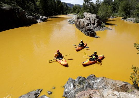 Animas River Aug. 6, 2015 (Photo: Jerry McBride, AP)