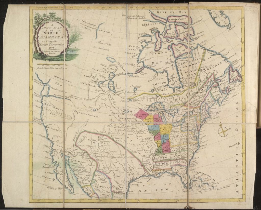 A New Map Of North America From Latest Discoveries 1778 1024x824 