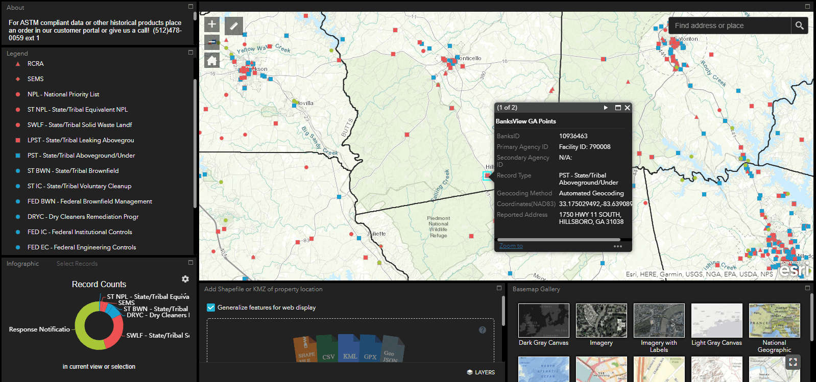 HazView - a free, Phase I data style viewer